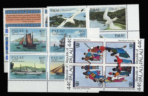 1983, Palau Inseln, 1-4 u.a., **