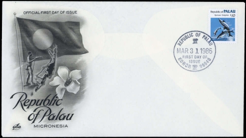1986, Palau Inseln, 105, FDC