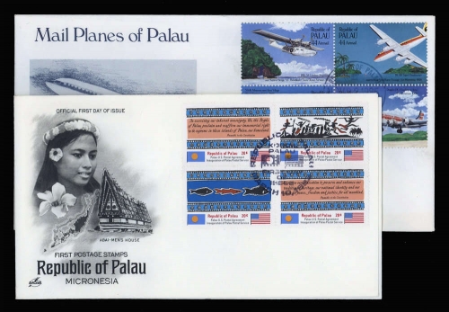 1983, Palau Inseln, 1-4 u.a., FDC