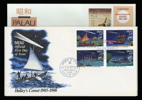 1985, Palau Inseln, 97-100 u.a., FDC