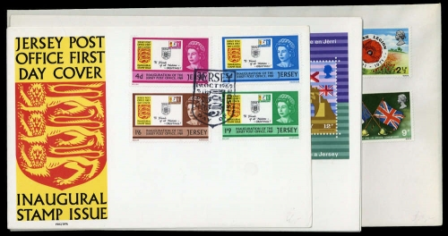1969, Jersey, 22-25 u.a., FDC