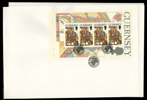 1993, Guernsey, HBl. 0-14 , FDC