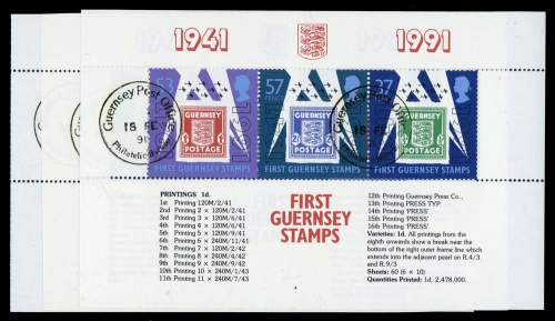 1989, Guernsey, HBl. 34 u.a, gest.