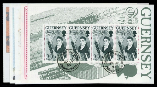 1993, Guernsey, HBl. 0-14 , gest.