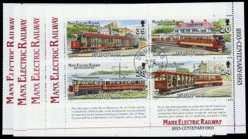 1993, Insel Man, HBl. 31-34, gest.