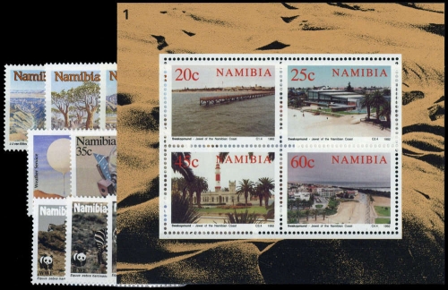 1990, Namibia, 671-74 u.a., **