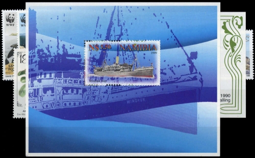 1990, Namibia, 664-67 u.a., **