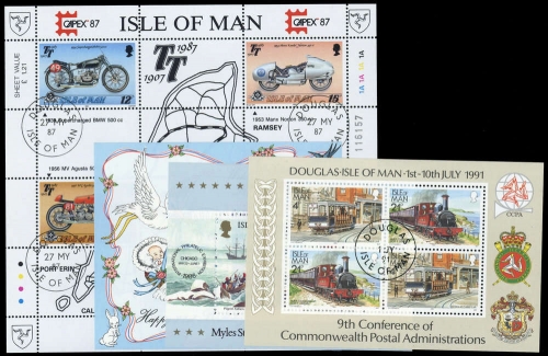 1982, Insel Man, Bl. 6 u.a., gest.