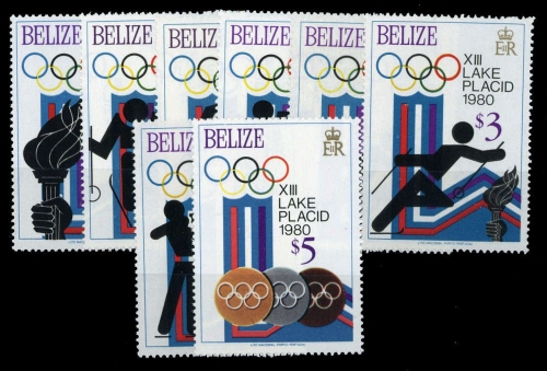 1979, Belize, 443-50 A, **