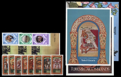 1978, Turks und Caicos Inseln, Bl. 13 u.a., **
