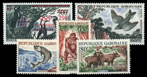 1960, Gabun, 156 u.a., **