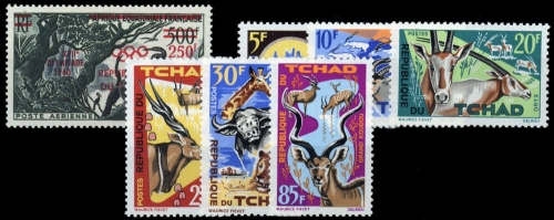 1960, Tschad, 65 u.a., **