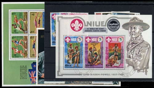 1979, Niue, 260-62 u.a., **, gest.