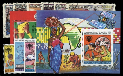 1976, Guinea Bissau, 360-65 u.a., **, gest.