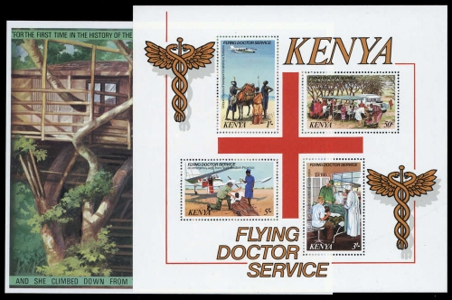 1977, Kenia, Bl. 9 u.a., **