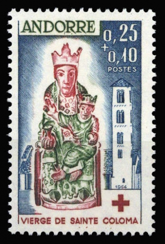 1964, Andorra Französische Post, 190, **
