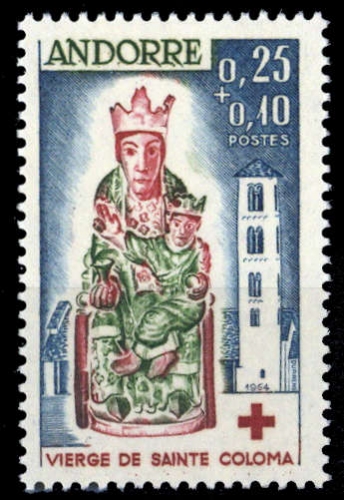 1964, Andorra Französische Post, 190, **