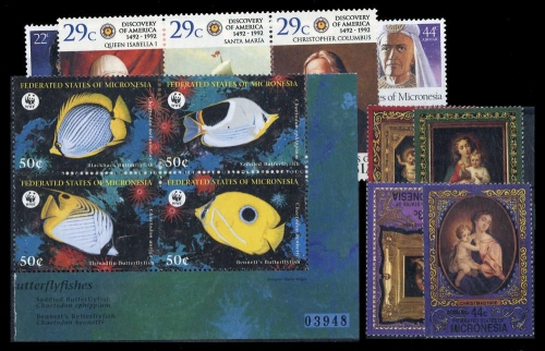 1986, Mikronesien, 63-66 u.a., **