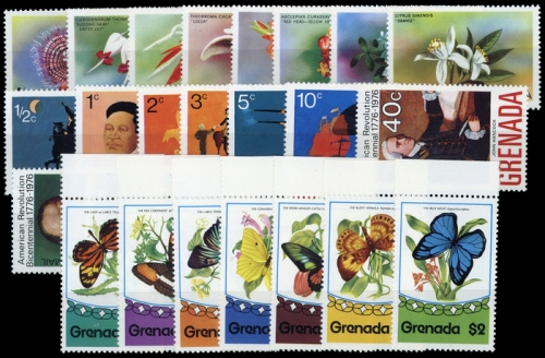 1975, Grenada, 639-46 u.a., **