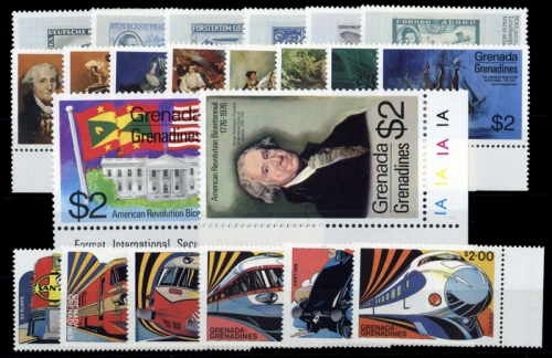 1975, Grenada Grenadines, 95-104 u.a., **
