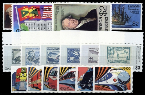 1975, Grenada Grenadines, 95-104 u.a., **