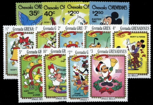 1981, Grenada Grenadines, 437-40 u.a., **