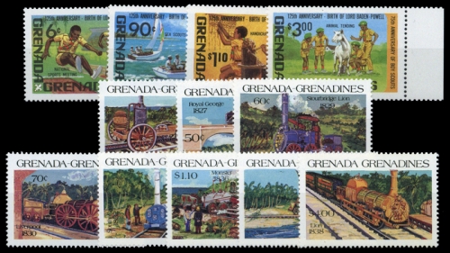 1982, Grenada Grenadines, 485-88 u.a., **