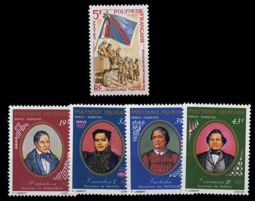 1964, Französisch Polynesien, 36 u.a., **