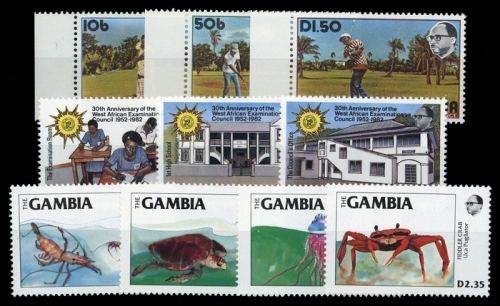 1976, Gambia, 323-25 u.a., **