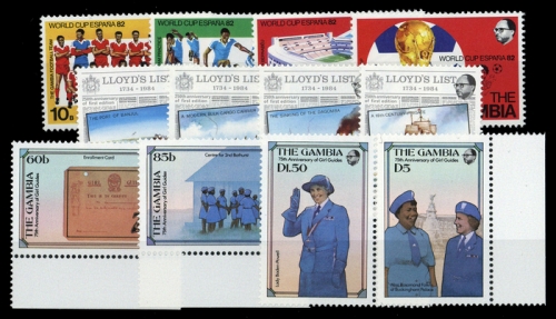 1982, Gambia, 441-44 u.a., **