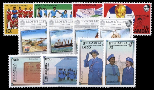 1982, Gambia, 441-44 u.a., **