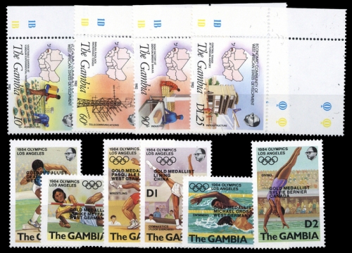 1982, Gambia, 449-52 u.a., **