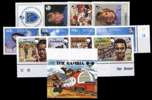 1982, Gambia, 445-48 u.a., **