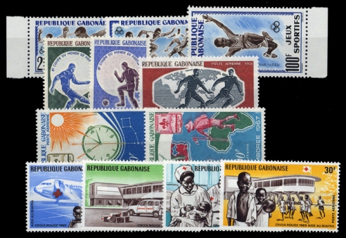 1962, Gabun, 172-74 u.a., **