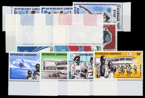 1962, Gabun, 172-74 u.a., **