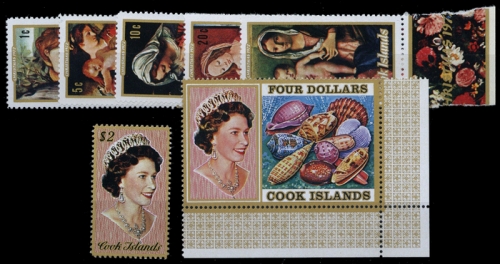 1972, Cook Inseln, 334-38 u.a., **
