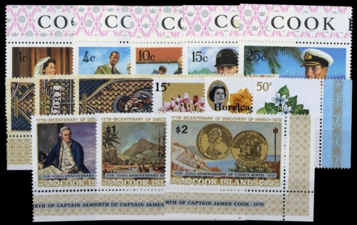 1971, Cook Inseln, 268-72 u.a., **