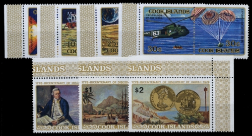1972, Cook Inseln, 306-13 u.a., **
