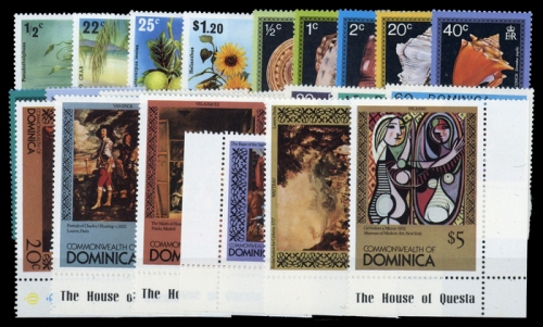 1973, Dominica, 368-71 u.a., **
