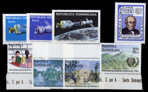 1975, Dominikanische Republik, 1093-95 u.a, **