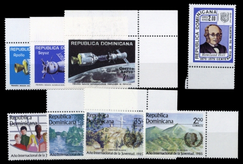 1975, Dominikanische Republik, 1093-95 u.a, **
