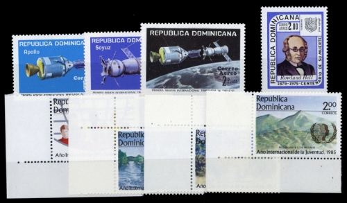 1975, Dominikanische Republik, 1093-95 u.a, **