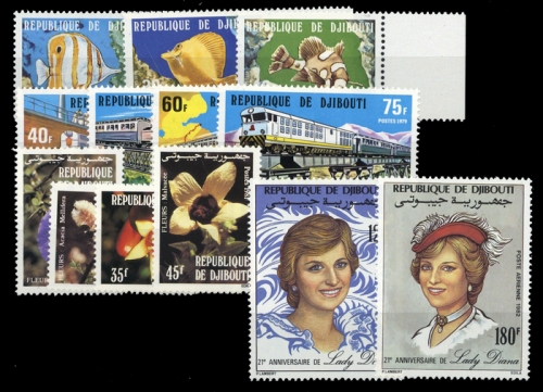 1978, Dschibuti, 231-33 u.a., **