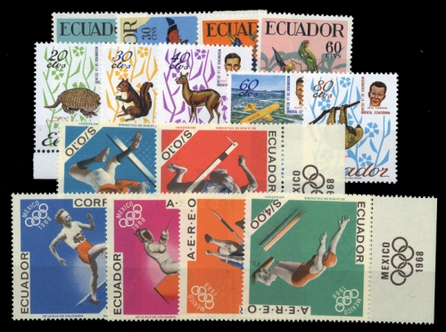 1958, Ecuador, 981-84 u.a., **