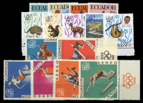 1958, Ecuador, 981-84 u.a., **