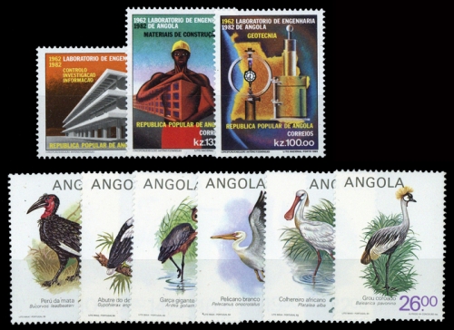 1982, Angola, 672-74 u.a., **