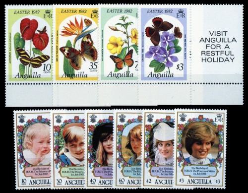 1982, Anguilla, 478-81 u.a., **