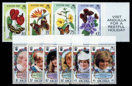 1982, Anguilla, 478-81 u.a., **