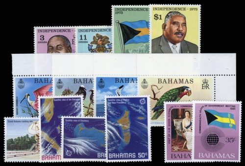 1973, Bahamas, 356-59 u.a., **
