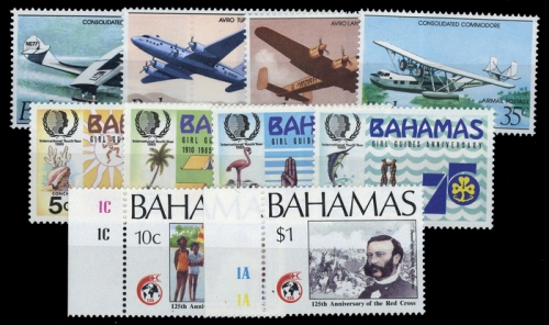 1985, Bahamas, 582-85 u.a., **